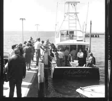 A photo of the Camarioca Boatlift in 1965