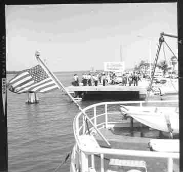 A photo of the Camarioca Boatlift in 1965