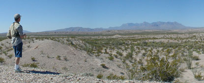 Viewing the Chisos Mountains