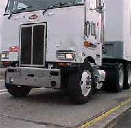 pic of truck crossing a static scale