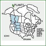 Distribution of Eriogonum umbellatum Torr. var. majus Hook.. . 