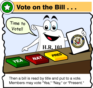 Vote on the Bill cartoon