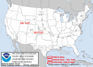 SPC Day 1 Wildfire Threat Outlook