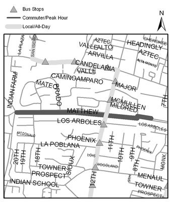 Map of Alameda Drain Trail