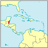 Map of Belize