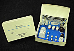 Photo: Test kit to detect sulfa drugs. 