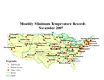 November Station Map of State Monthly Records 