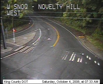 Camera: Novelty Hill Rd at West Snoqualmie Valley Road N.E. (facing West)