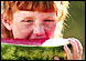 girl eating watermelon