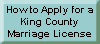 How to apply for a King County Marriage License