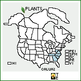 Distribution of Carex lucorum Willd. ex Link var. austrolucorum J. Rettig. . 