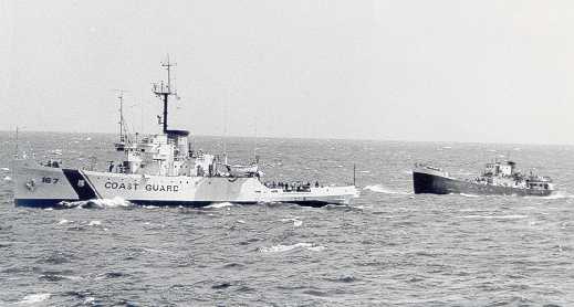 A photo of the Mariel Boatlift, 1980.