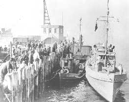 A photo of the Coast Guard enforcing Prohibition.