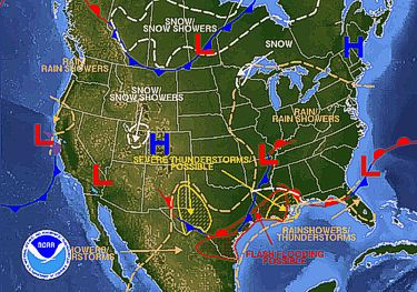 forecast map