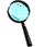 Icon of a magnifying glass