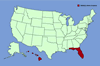 Click for distribution map of strawberry guava.