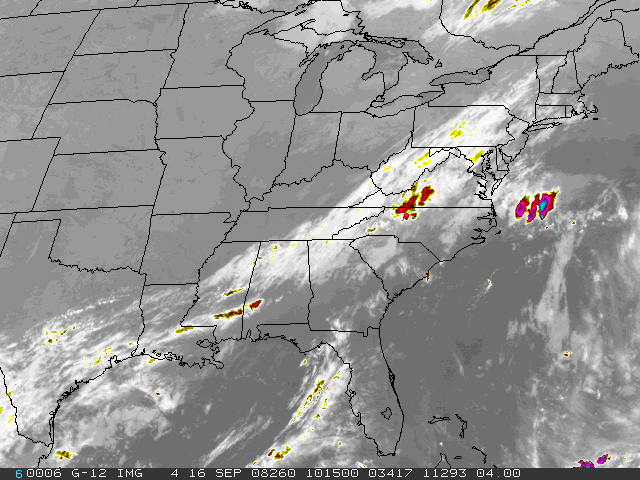 GOES East IR Satellite