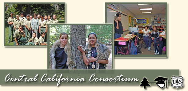 [Graphic]: Picture of Central California Consortium  Staff with a collage of three pictures in the background