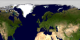 This animation shows the minimum sea ice concentration in the northern hemisphere during September between 1978 and 2004.