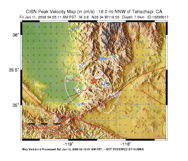 Peak Ground Velocity Image