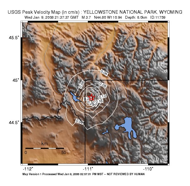 Peak Ground Velocity Image