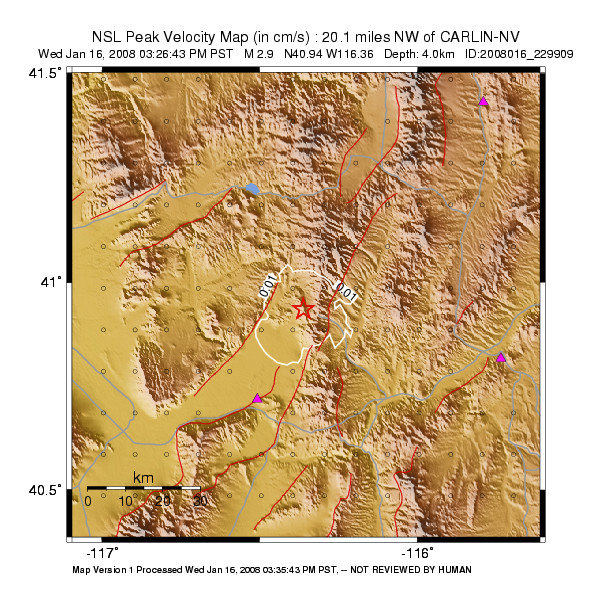 Peak Ground Velocity Image