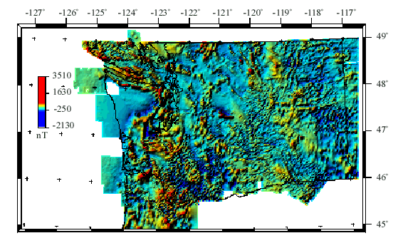 Washington Aeromagnetic Map