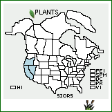 Distribution of Sidalcea oregana (Nutt. ex Torr. & A. Gray) A. Gray ssp. spicata (Regel) C.L. Hitchc.. . 