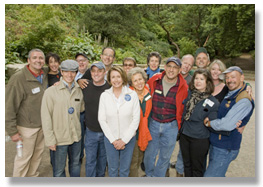 Volunteering at the AIDS Memorial Grove