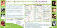 Oregon clinic disease reporting poster