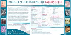 Oregon laboratory disease reporting poster