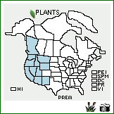 Distribution of Prunus emarginata (Douglas ex Hook.) D. Dietr.. . Image Available. 