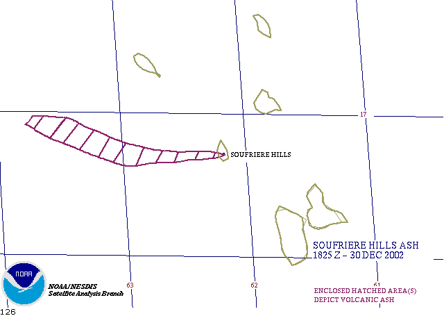 Graphic Map Depicting Ash