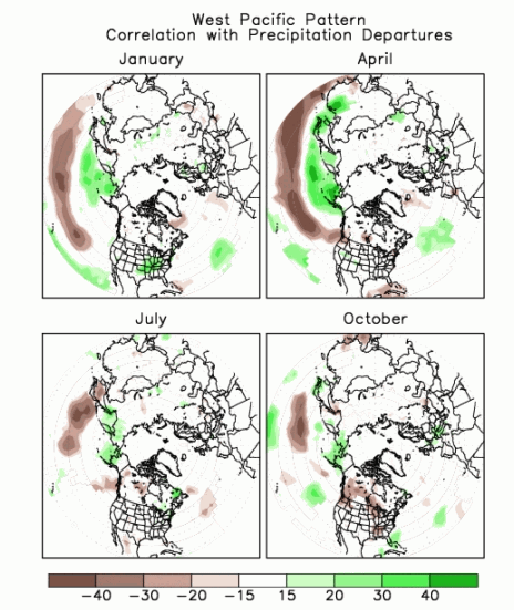 WP Associated Precipitation Patterns