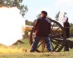 Model 1841 Six Pounder firing