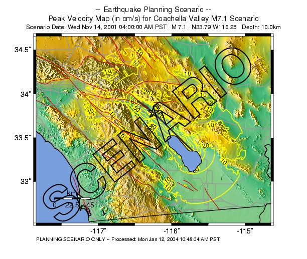 Peak Ground Velocity Image