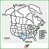 Distribution of Vitis ×doaniana Munson ex Viala (pro sp.) [acerifolia × mustangensis]. . 