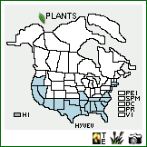 Distribution of Hydrocotyle verticillata Thunb. var. verticillata. . Image Available. 