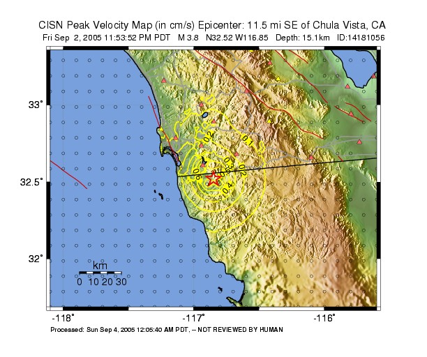 Peak Ground Velocity Image