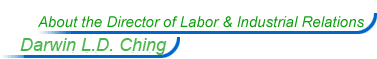 Graphic of Director of Labor Banner