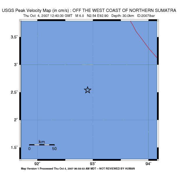 Peak Ground Velocity Image