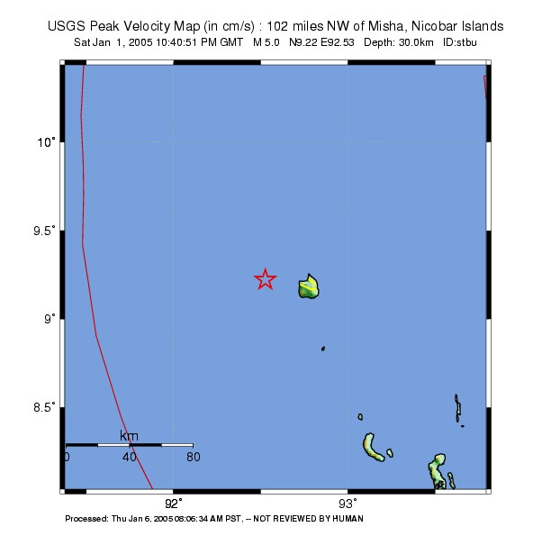 Peak Ground Velocity Image