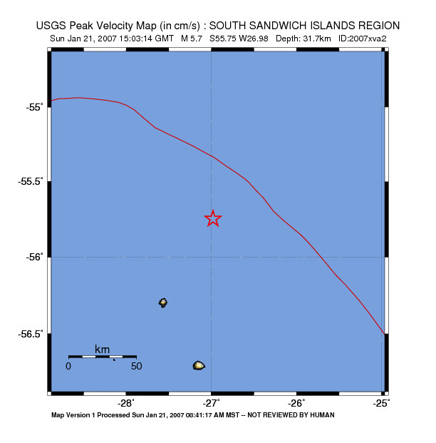 Peak Ground Velocity Image