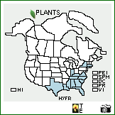 Distribution of Hypericum frondosum Michx.. . Image Available. 