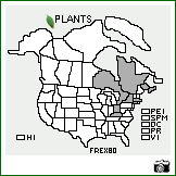 Distribution of Fraxinus excelsior L.. . Image Available. 