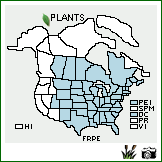 Distribution of Fraxinus pennsylvanica Marsh.. . Image Available. 