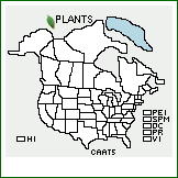 Distribution of Carex atrata L.. . 