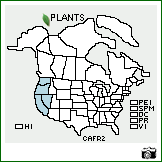 Distribution of Carex fracta Mack.. . Image Available. 