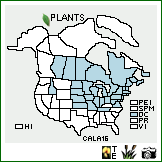 Distribution of Carex lacustris Willd.. . Image Available. 