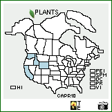 Distribution of Carex proposita Mack.. . Image Available. 